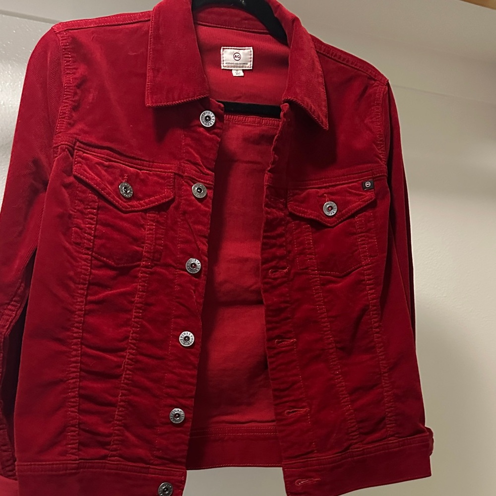 AG Adriano Goldschmied Vibrant Red Jacket